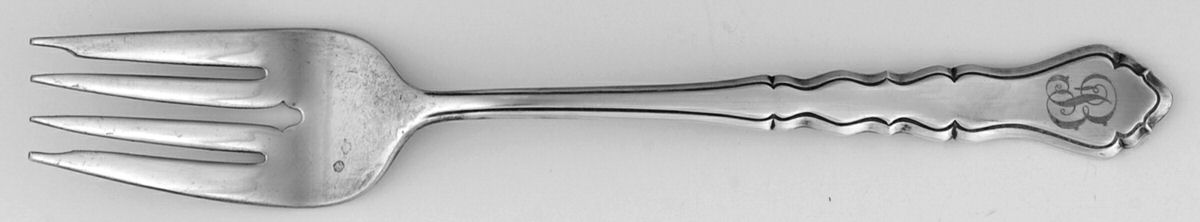 Centennial (Silverplate, 1972) Monogram Individual Salad Fork by International Silver-1
