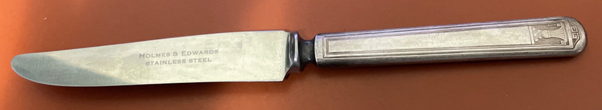 Century (Silverplate, 1923) Solid Indented Individual Fruit Knife by International Silver-1