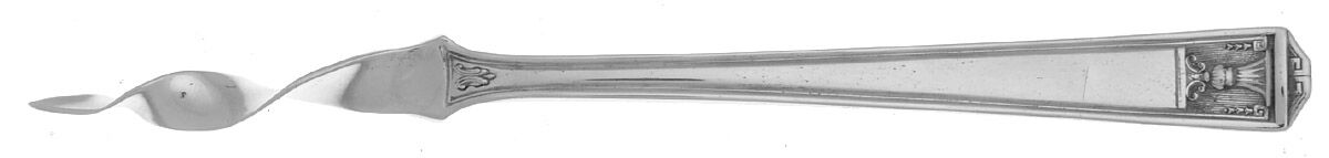 Century (Silverplate, 1923) Butter Pick with One Twisted Tine HC by International Silver-1