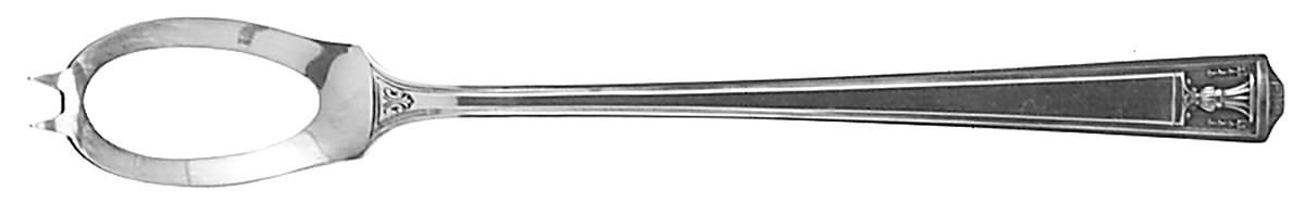 Century (Silverplate, 1923) Pierced Bowl Short Handle Olive Spoon by International Silver-1