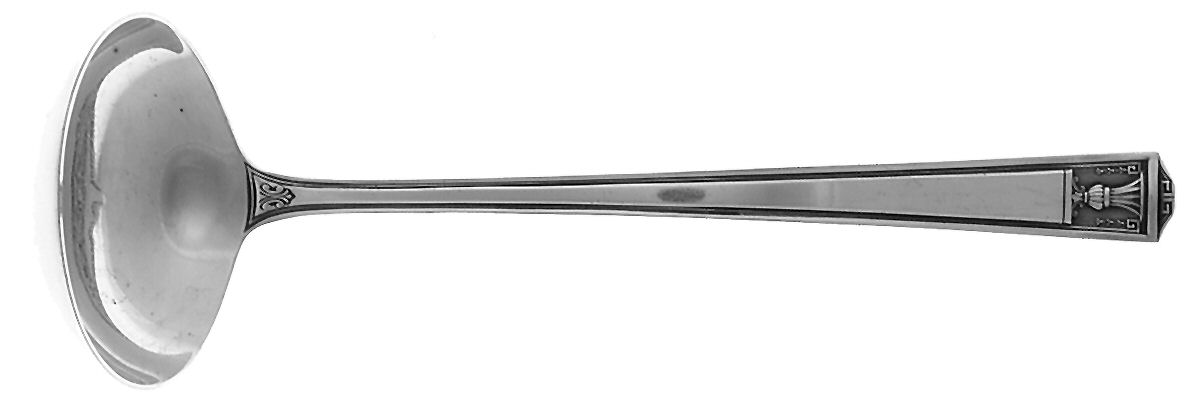 Century (Silverplate, 1923) Solid Piece Cream Ladle by International Silver-1
