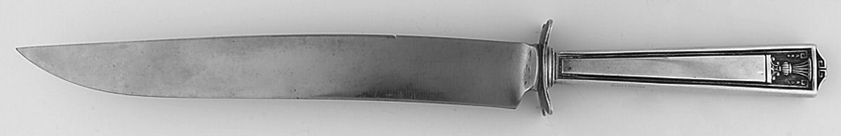 Century (Silverplate, 1923) Large Stainless Blade Roast Carving Knife by International Silver-1
