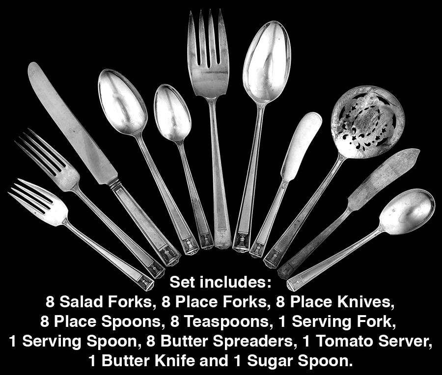 Century (Silverplate, 1923) 53 Piece Set by International Silver-1