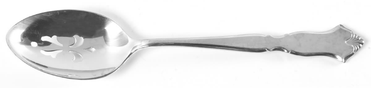 Chadwick (Silverplate, 1975) Pierced Tablespoon (Serving Spoon) by International Silver-1