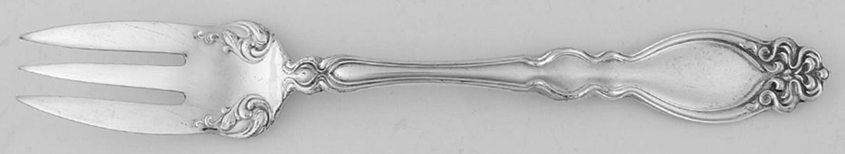 Chatsworth-Chalon (Silverplate, 1906) Pastry Fork by International Silver-1