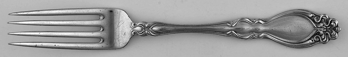Chatsworth-Chalon (Silverplate, 1906) Youth Fork by International Silver-1