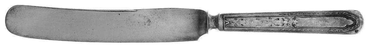 Chalfonte (Silverplate, 1926) Old French Solid Knife by International Silver-1