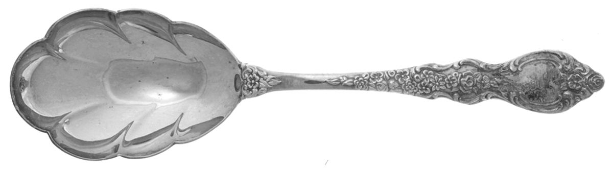 Chalfonte (Silverplate, 1969) Solid Shell Casserole Spoon by International Silver-1