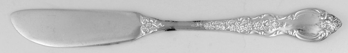 Chalfonte (Silverplate, 1969) Flat Handle Butter Spreader by International Silver-1