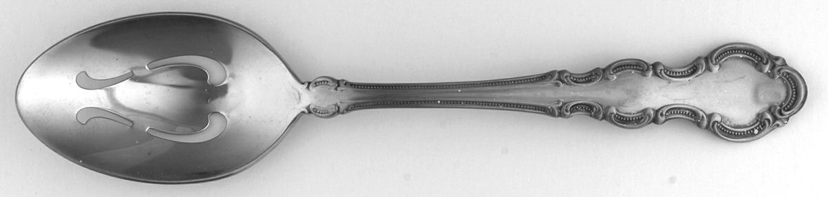 Chamonix (Stainless) Pierced Tablespoon (Serving Spoon) by International Silver-1