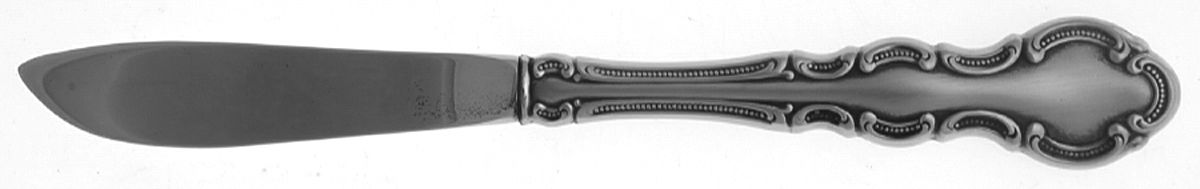 Chamonix (Stainless) Modern Hollow Butter Spreader (Stainless) by International Silver-1