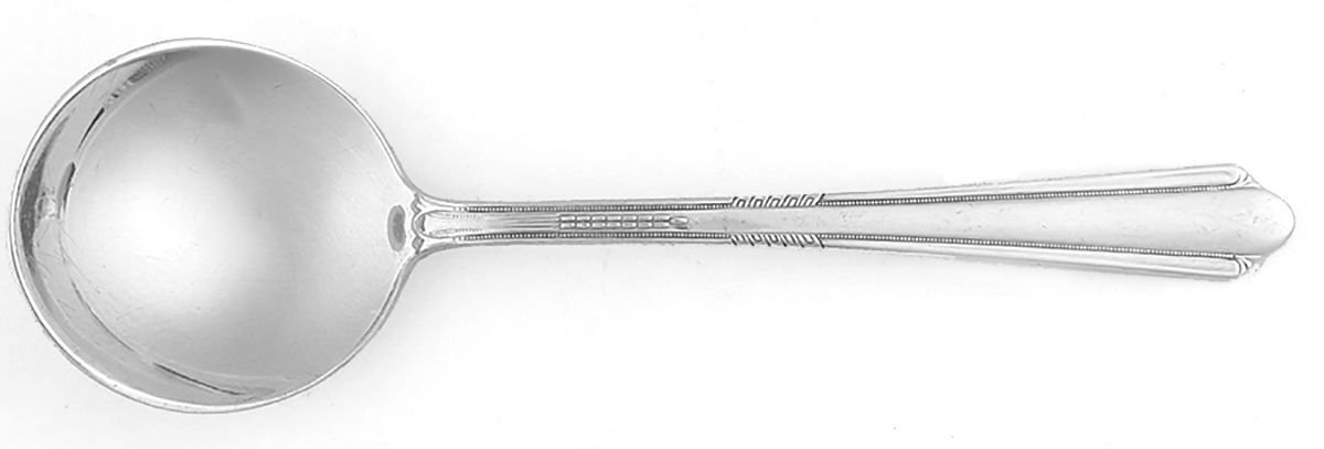 Charm (Silverplate, 1929) Round Bowl Soup Spoon (Bouillon) by International Silver-1