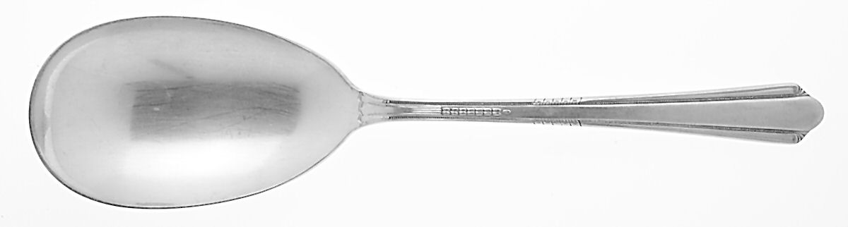Charm (Silverplate, 1929) Solid Smooth Casserole Spoon by International Silver-1