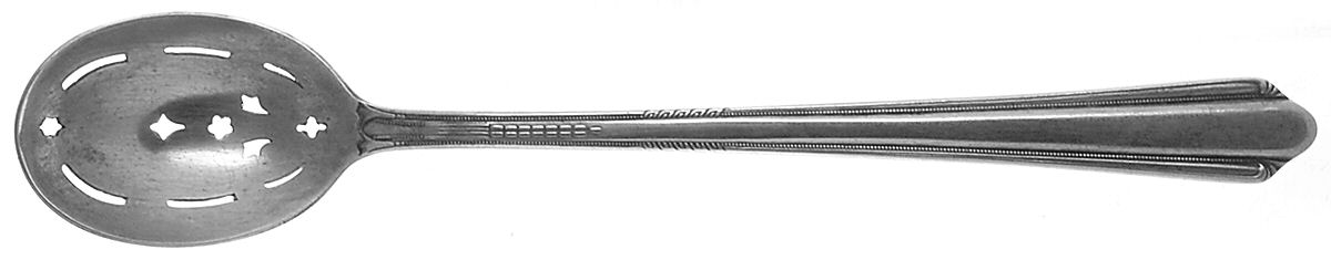 Charm (Silverplate, 1929) Pierced Bowl Short Handle Olive Spoon by International Silver-1
