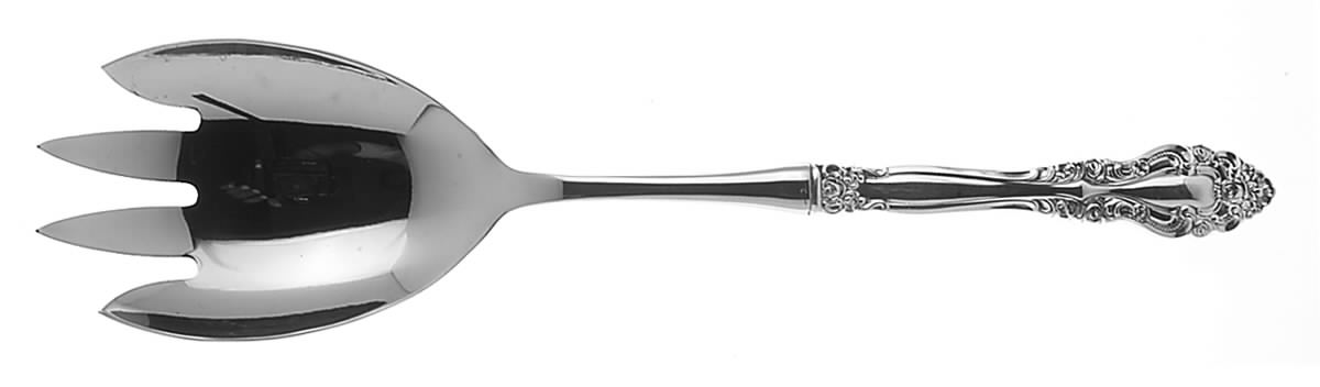 Charmaine (Sterling, 1979) Salad Serving Fork with Stainless Prongs by International Silver-1