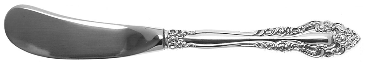 Charmaine (Sterling, 1979) Butter Spreader Hollow Hdl-Paddle/Stainless Blade by International Silver-1