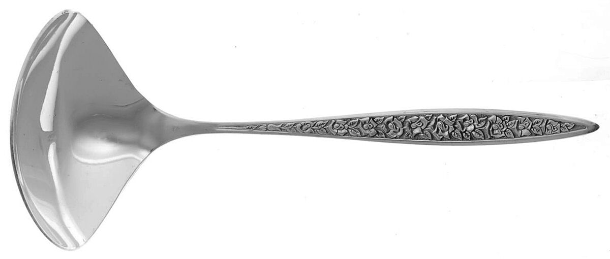 Charmaine (Silverplate, 1971) Solid Gravy Ladle by International Silver-1