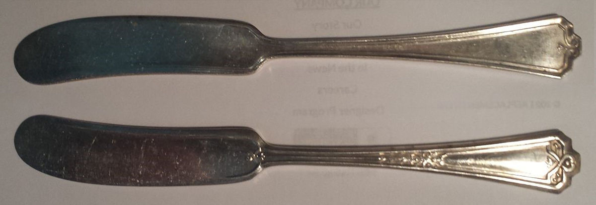 Chatham (Silverplate, 1923) Flat Handle Butter Spreader by International Silver-1
