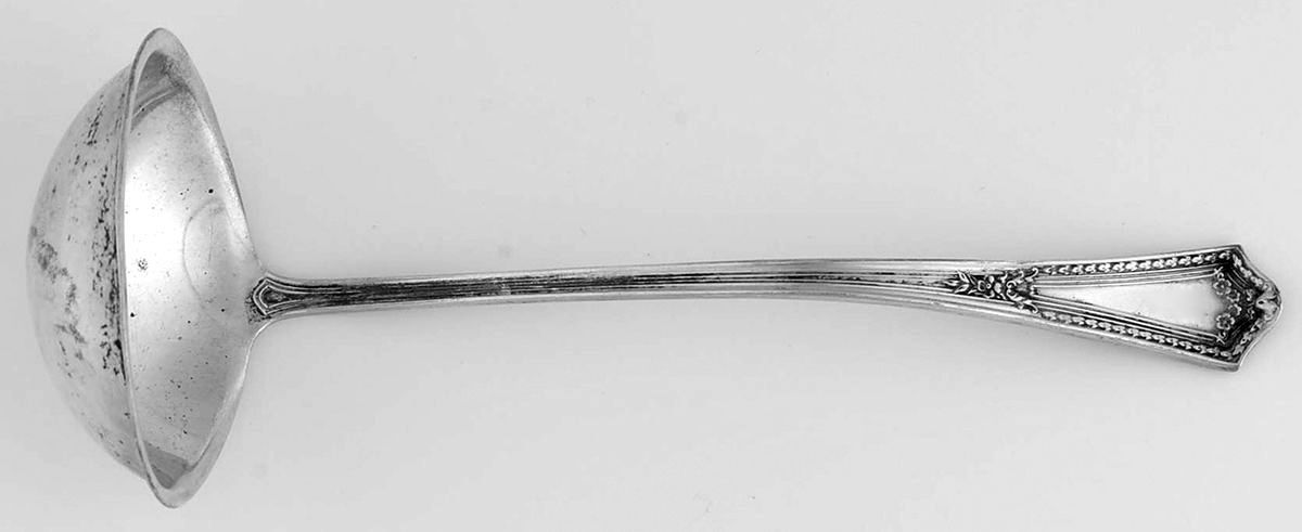 Chesterfield (Sterling, 1914) Solid Piece Cream Ladle by International Silver-1