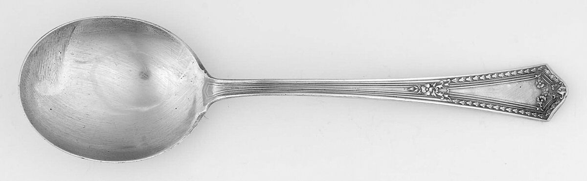 Chesterfield (Sterling, 1914) Round Bowl Soup Spoon (Gumbo) by International Silver-1