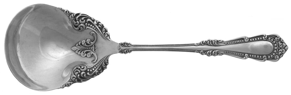 Chelsea (Silverplate, 1897) Solid Smooth Casserole Spoon by International Silver-1