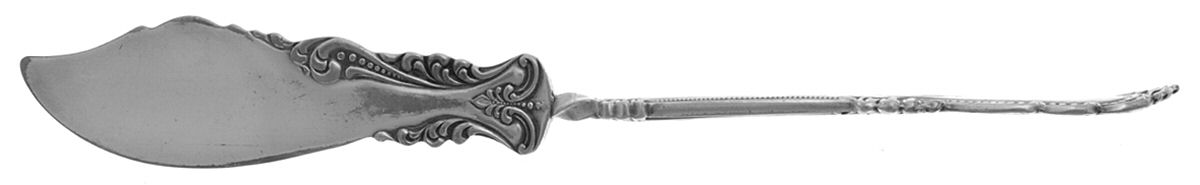 Chelsea (Silverplate, 1897) Flat Twisted Handle Master Butter Knife by International Silver-1