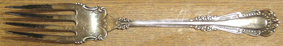 Chelsea (Silverplate, 1897) Medium Solid Cold Meat Serving Fork by International Silver-1
