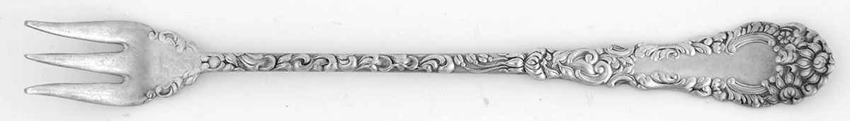 Chevalier (Silverplate, 1895) Cocktail/Seafood Fork by International Silver-1