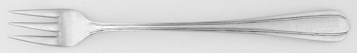 Chimes (Sterling, 1938, No Monograms) Cocktail/Seafood Fork by International Silver-1