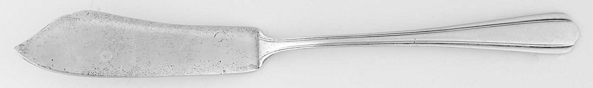 Chimes (Sterling, 1938, No Monograms) Flat Handle Master Butter Knife by International Silver-1