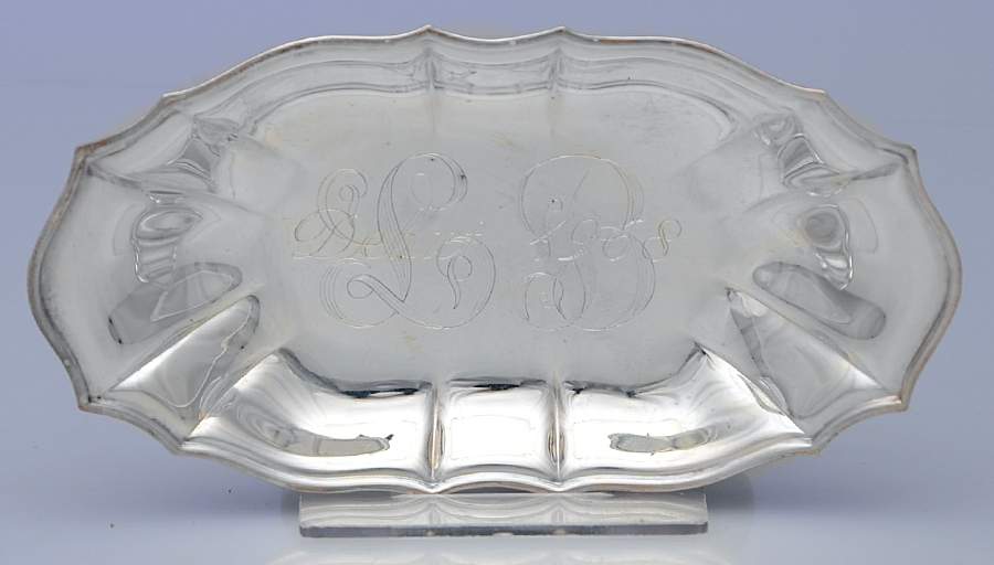 Chippendale (Silverplate, Hollowware, Four Toe) Nut Dish by International Silver-1