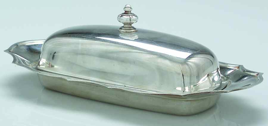 Chippendale (Silverplate, Hollowware, Four Toe) 1/4 Pound Silverplate Butter Dish, No Liner by International Silver-1
