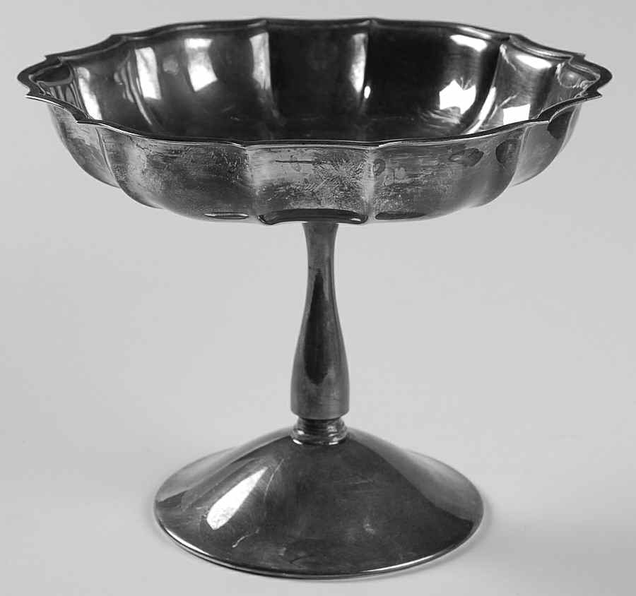 Chippendale (Silverplate, Hollowware, Four Toe) Small Silverplate Compote by International Silver-1