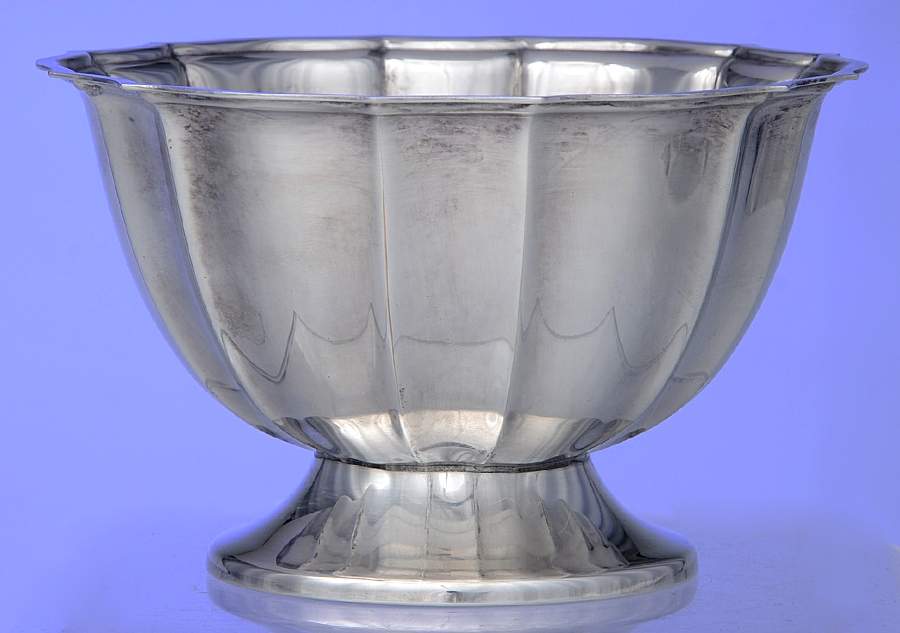 Chippendale (Silverplate, Hollowware, Four Toe) Silverplate Mayonnaise Bowl by International Silver-1