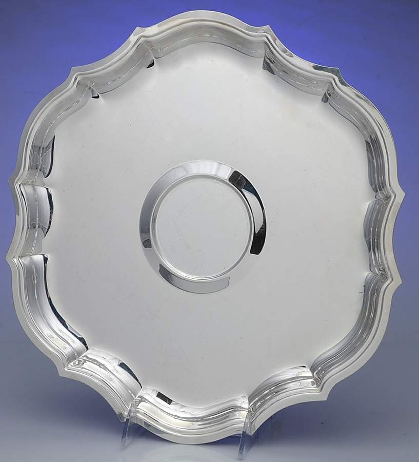 Chippendale (Silverplate, Hollowware, Four Toe) Tray for Chip & Dip Set by International Silver-1
