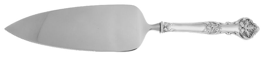 Charter Oak (Silverplate, 1906) Pie Server with Serrated Stainless Blade HC by International Silver-1
