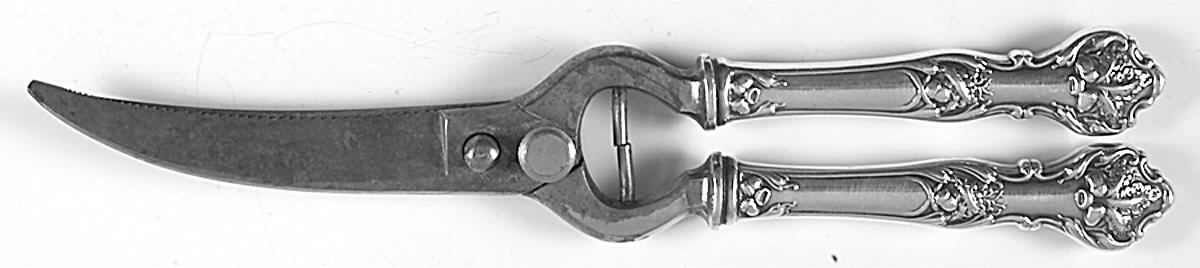 Charter Oak (Silverplate, 1906) Poultry Shears with Stainless Blades by International Silver-1