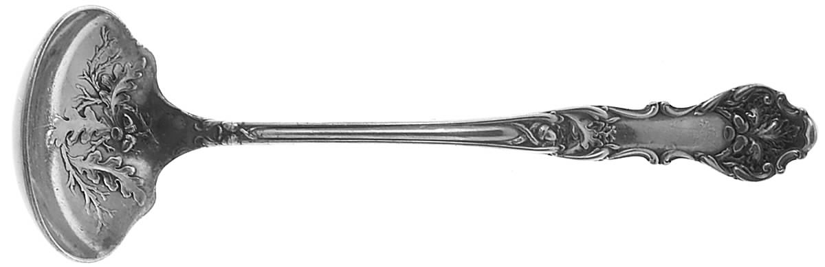 Charter Oak (Silverplate, 1906) Solid Piece Cream Ladle by International Silver-1
