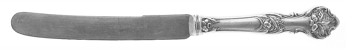 Charter Oak (Silverplate, 1906) Old French Hollow Knife by International Silver-1