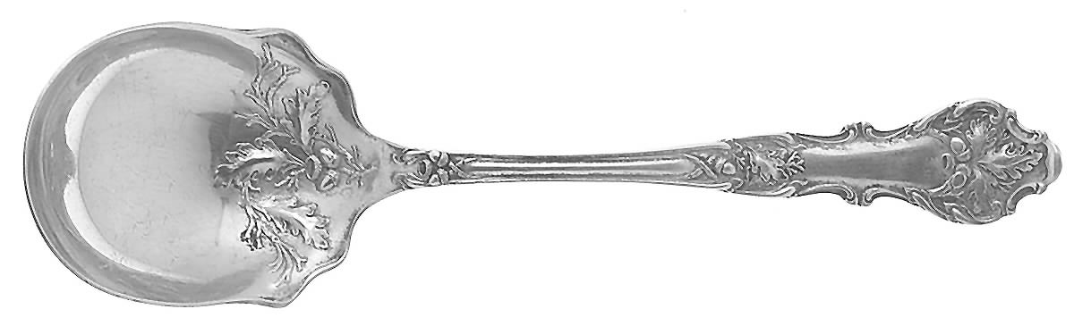 Charter Oak (Silverplate, 1906) Sugar Spoon by International Silver-1