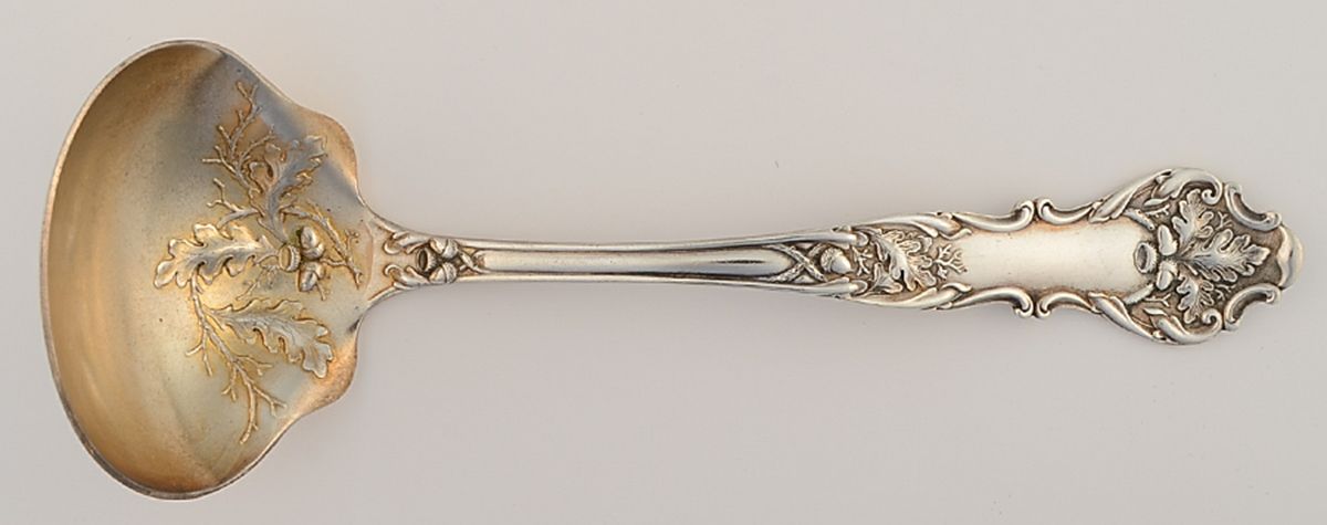 Charter Oak (Silverplate, 1906) Solid Gravy Ladle by International Silver-1