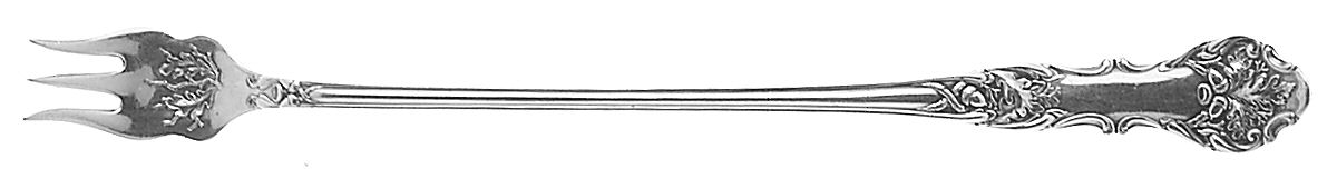 Charter Oak (Silverplate, 1906) Long Handle Pickle/Olive Fork by International Silver-1