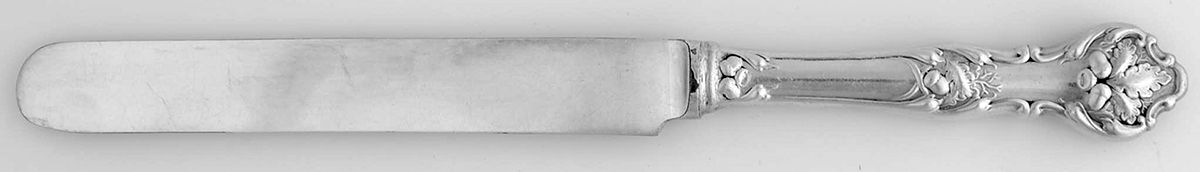 Charter Oak (Silverplate, 1906) Blunt Hollow Table Knife by International Silver-1