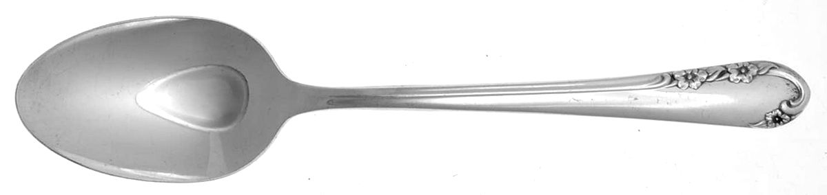 Chased Rose (Silverplate, 1955) Teaspoon by International Silver-1