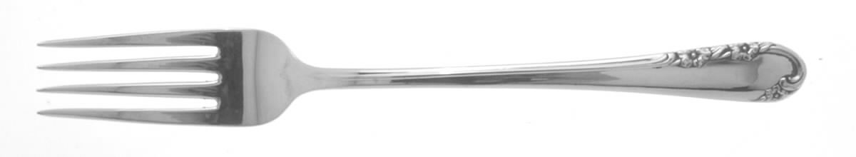 Chased Rose (Silverplate, 1955) Fork by International Silver-1