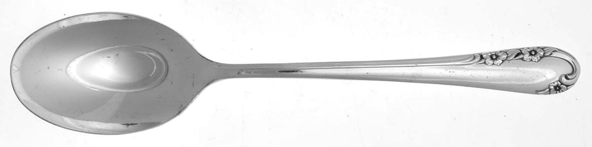 Chased Rose (Silverplate, 1955) Place/Oval Soup Spoon by International Silver-1