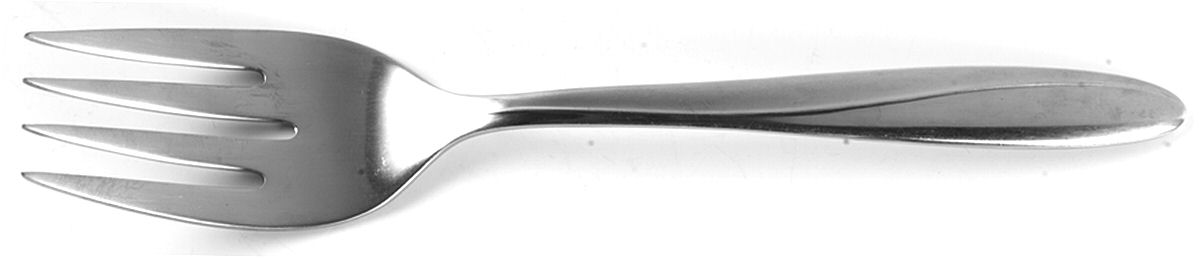 Christiania (Stainless) Medium Solid Cold Meat Serving Fork by International Silver-1