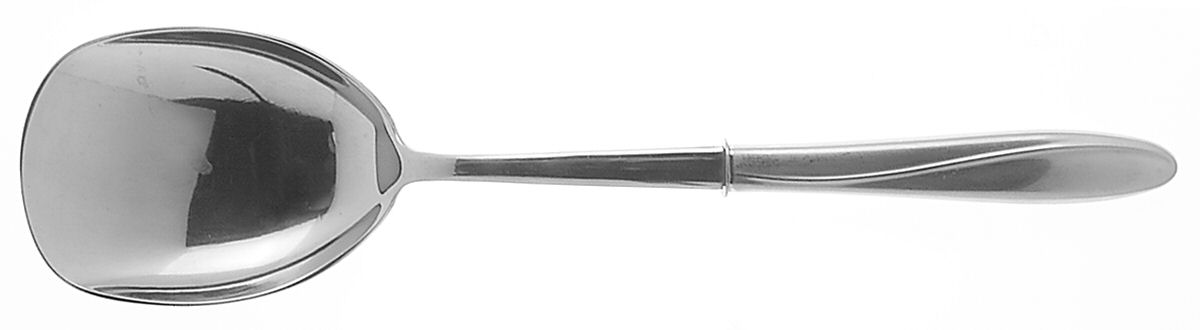 Christiania (Stainless) Solid Salad Serving Spoon by International Silver-1