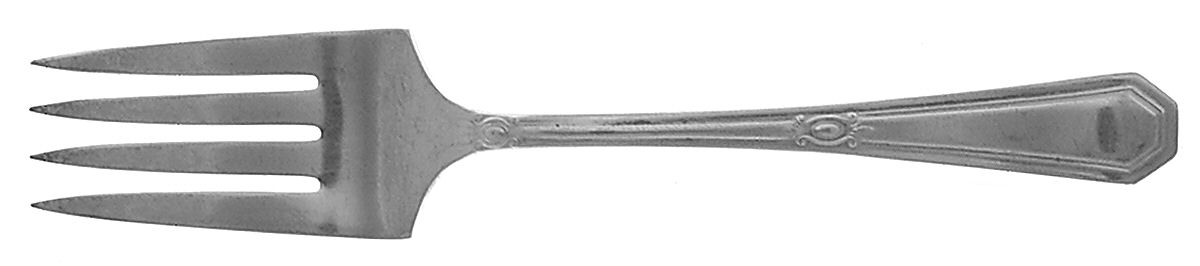 Claridge (Silverplate, 1919) Individual Salad Fork by International Silver-1