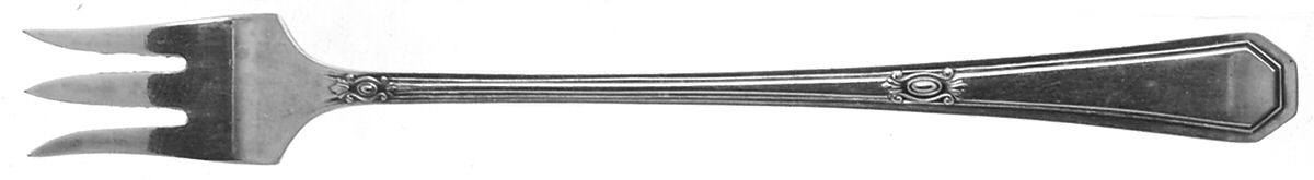 Claridge (Silverplate, 1919) Cocktail/Seafood Fork by International Silver-1